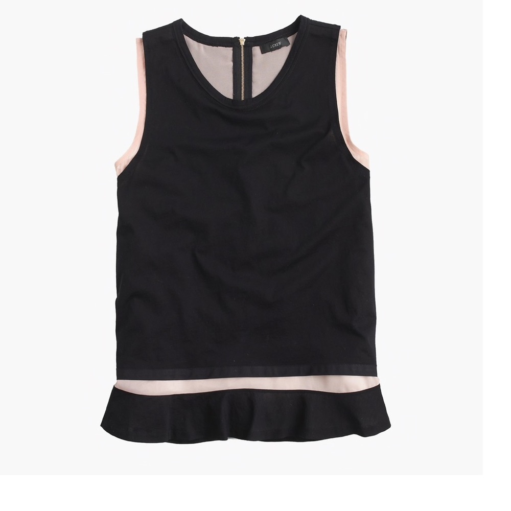 J Crew Double-hem tank top. Size Small